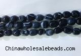 CNG8198 15.5 inches 10*14mm nuggets striped agate beads wholesale