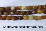 CNG8226 15.5 inches 12*16mm nuggets striped agate beads wholesale