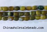 CNG8236 15.5 inches 12*16mm nuggets striped agate beads wholesale