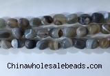 CNG8237 15.5 inches 12*16mm nuggets striped agate beads wholesale