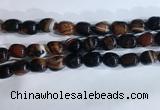 CNG8239 15.5 inches 12*16mm nuggets striped agate beads wholesale