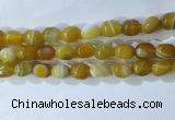 CNG8265 15.5 inches 13*18mm nuggets striped agate beads wholesale