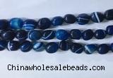 CNG8271 15.5 inches 13*18mm nuggets striped agate beads wholesale