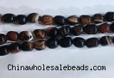 CNG8279 15.5 inches 13*18mm nuggets striped agate beads wholesale