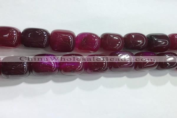 CNG8293 15.5 inches 15*20mm nuggets agate beads wholesale