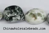 CNG83 15.5 inches 15*20mm - 20*35mm nuggets tree agate beads