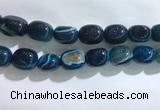 CNG8317 15.5 inches 15*20mm nuggets striped agate beads wholesale