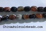 CNG8319 15.5 inches 15*20mm nuggets striped agate beads wholesale