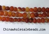 CNG8347 15.5 inches 10*12mm nuggets striped agate beads wholesale