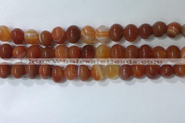 CNG8348 15.5 inches 10*12mm nuggets striped agate beads wholesale