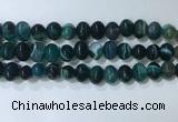 CNG8350 15.5 inches 10*12mm nuggets striped agate beads wholesale