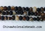 CNG8352 15.5 inches 10*12mm nuggets striped agate beads wholesale