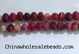 CNG8382 15.5 inches 12*16mm nuggets striped agate beads wholesale