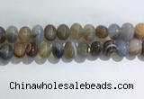 CNG8387 15.5 inches 12*16mm nuggets striped agate beads wholesale