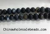 CNG8390 15.5 inches 12*16mm nuggets striped agate beads wholesale