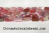 CNG8395 15.5 inches 8*18mm - 10*25mm freeform agate beads