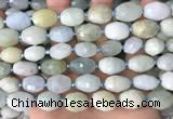 CNG8514 15.5 inches 12*14mm - 13*18mm faceted nuggets aquamarine beads