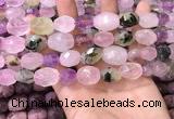 CNG8566 12*16mm - 15*20mm faceted nuggets mixed quartz beads