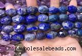 CNG8573 12*16mm - 15*20mm faceted nuggets lapis lazuli beads