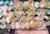 CNG8591 12*16mm - 13*18mm faceted nuggets citrine gemstone beads