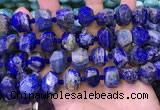 CNG8601 12*16mm - 13*18mm faceted nuggets lapis lazuli beads