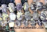 CNG8631 15.5 inches 13*18mm - 15*25mm faceted freeform charoite beads