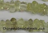CNG864 15.5 inches 5*10mm – 10*17mm faceted nuggets lemon quartz beads