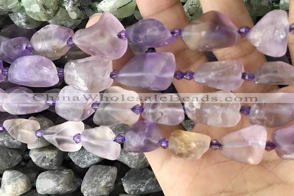 CNG8662 15.5 inches 12*16mm - 18*25mm nuggets ametrine beads