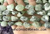 CNG8664 12*16mm - 18*25mm nuggets green rutilated quartz beads