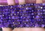 CNG8700 15.5 inches 6mm faceted nuggets amethyst gemstone beads