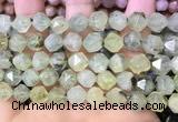 CNG8730 15.5 inches 10mm faceted nuggets prehnite gemstone beads