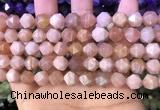 CNG8742 15.5 inches 8mm faceted nuggets moonstone gemstone beads