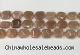 CNG8812 15.5 inches 16mm - 20mm faceted freeform moonstone beads