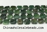 CNG8823 15.5 inches 16mm - 20mm faceted freeform african jade beads