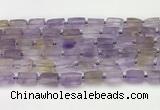 CNG8847 15.5 inches 8*12mm - 10*16mm nuggets matte ametrine beads