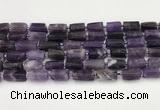 CNG8849 15.5 inches 8*12mm - 10*16mm nuggets matte amethyst beads