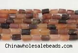 CNG8861 15.5 inches 8*12mm - 10*16mm nuggets matte carnelian beads