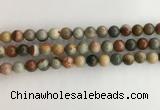 CNI371 15.5 inches 8mm round American picture jasper beads