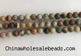 CNI371 15.5 inches 8mm round American picture jasper beads