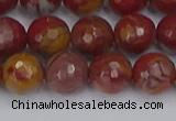 CNJ311 15.5 inches 10mm faceted round noreena jasper beads