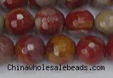 CNJ312 15.5 inches 12mm faceted round noreena jasper beads