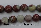 CNJ37 15.5 inches 8mm faceted round noreena jasper beads wholesale