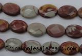 CNJ50 15.5 inches 10*14mm faceted oval noreena jasper beads