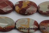 CNJ52 15.5 inches 20*30mm faceted oval noreena jasper beads