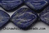 CNL1137 15.5 inches 25*25mm diamond lapis lazuli gemstone beads