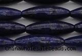 CNL1159 15.5 inches 10*30mm rice lapis lazuli gemstone beads