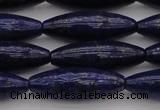 CNL1159 15.5 inches 10*30mm rice lapis lazuli gemstone beads