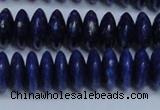 CNL1263 15.5 inches 5*12mm rondelle natural lapis lazuli beads