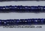 CNL1265 15.5 inches 3*6mm tyre natural lapis lazuli beads