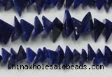 CNL1273 15.5 inches 4*6mm - 5*8mm pyramid natural lapis lazuli beads